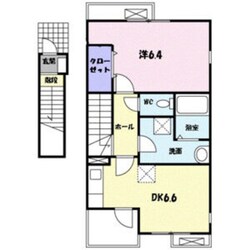 住吉駅 徒歩16分 2階の物件間取画像